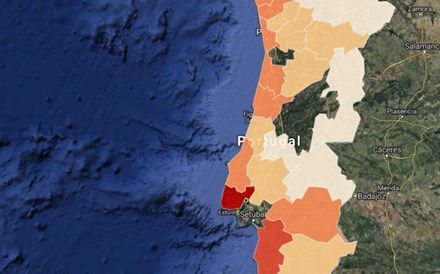 Mapa: Valor das casas no Porto, Cascais, Oeiras e Lisboa mais de 50% acima da média nacional