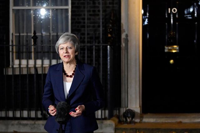 May garantiu apoio do governo a acordo para o Brexit