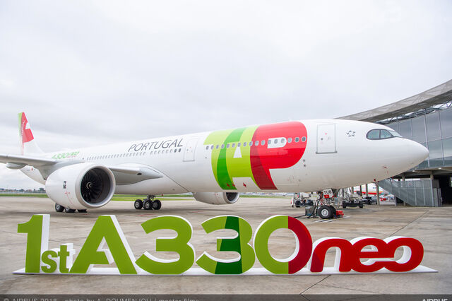 TAP recebe hoje Airbus A330Neo a que se juntam mais 36 aviões até final de 2019