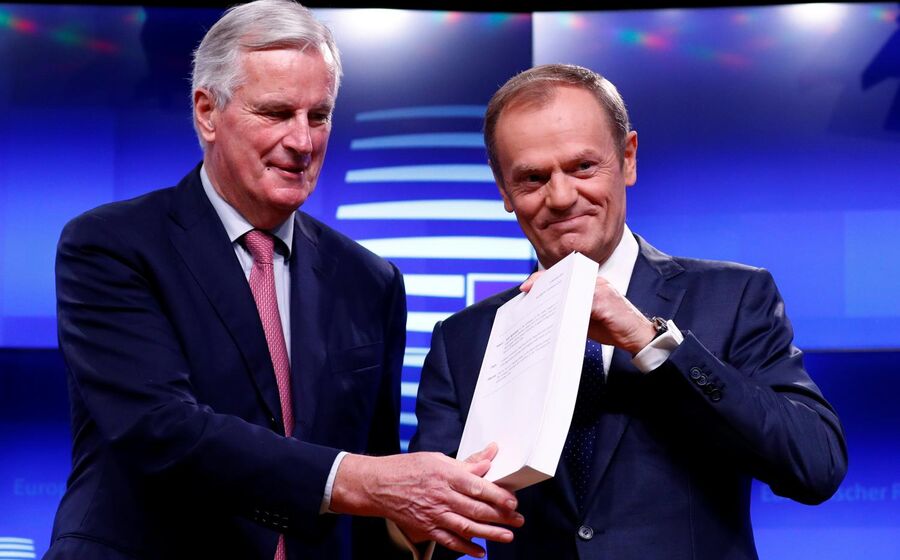 Donald Tusk, Michel Barnier