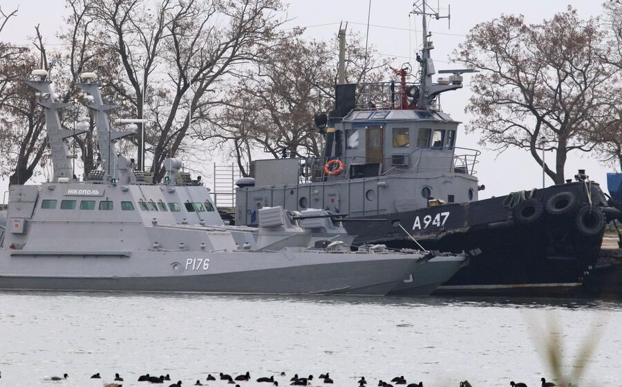 Rússia, Ucrânia, navios