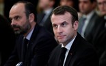 PIB francês contrai pela primeira vez desde que Macron é presidente