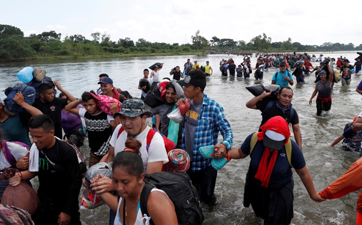 Caravanas de migrantes da América Central