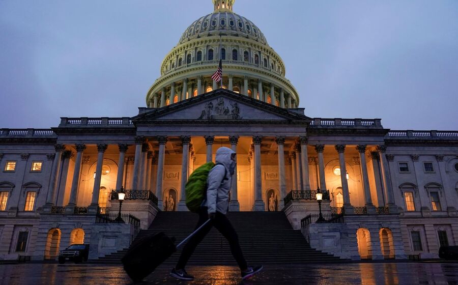 O Capitólio, em Washington, onde funciona o Congresso