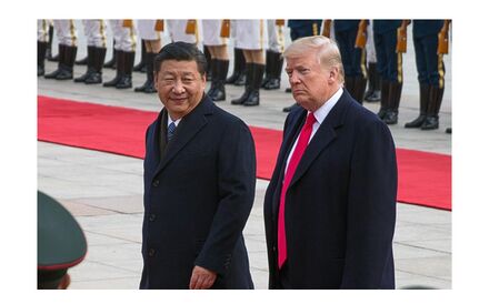 Donald Trump e Xi Jinping disputam a hegemonia global.