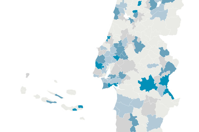Mapa: Quase 20% das câmaras mudam o IMI em 2019. Veja no seu concelho