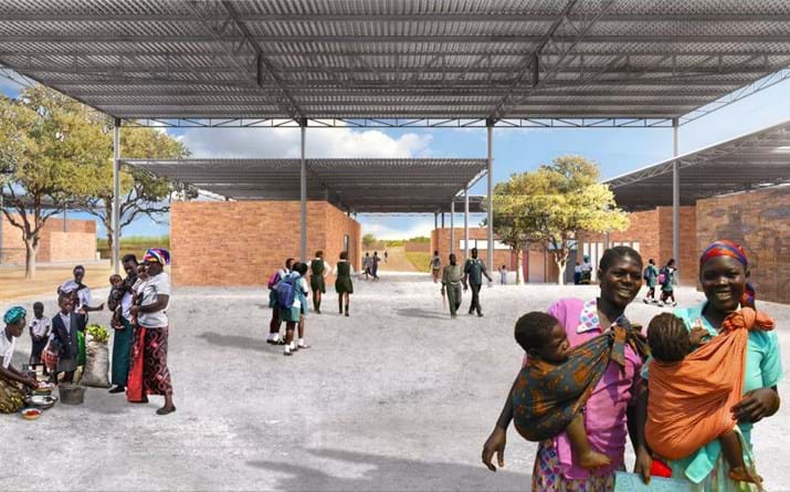 Escola Mwabwindo, na Zâmbia, da Selldorf Architects