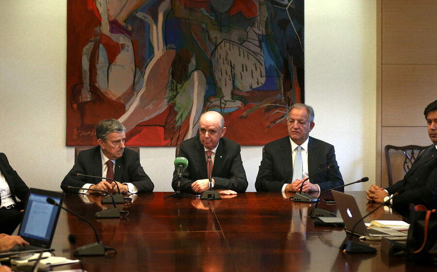 A administração, composta por Idália Serrão, Carlos Beato, Tomás Correia (presidente), Virgílio Lima e Luís Almeida