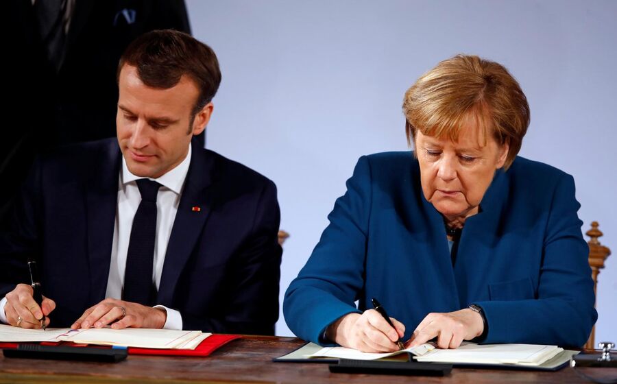 Angela Merkel Emmanuel Macron