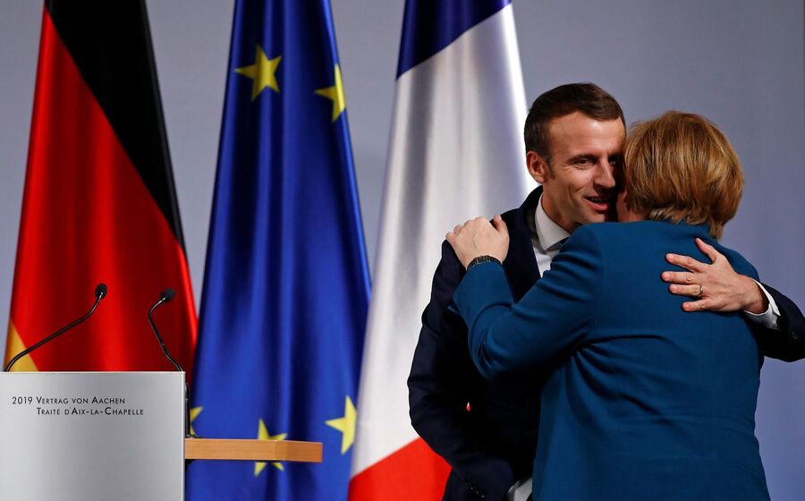 Angela Merkel Emmanuel Macron