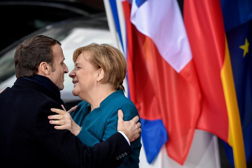 Angela Merkel Emmanuel Macron