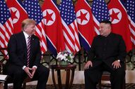 trump JONG UN IN coreia norte vietname