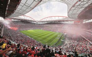 Estádio da Luz em dia de jogo do Benfica
