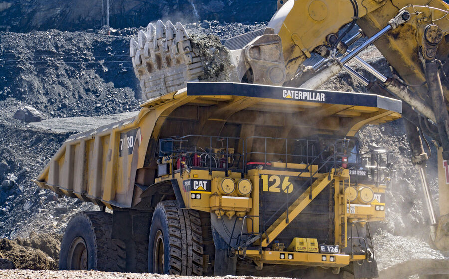 Mina construção Caterpillar