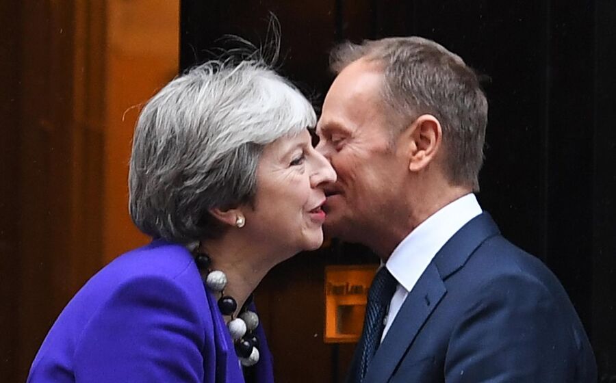 Theresa May, Donald Tusk