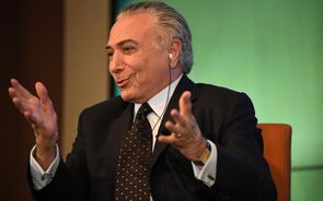 O presidente do Brasil, Michel Temer