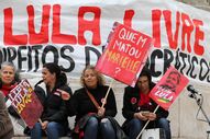 Manif apoio a lula 