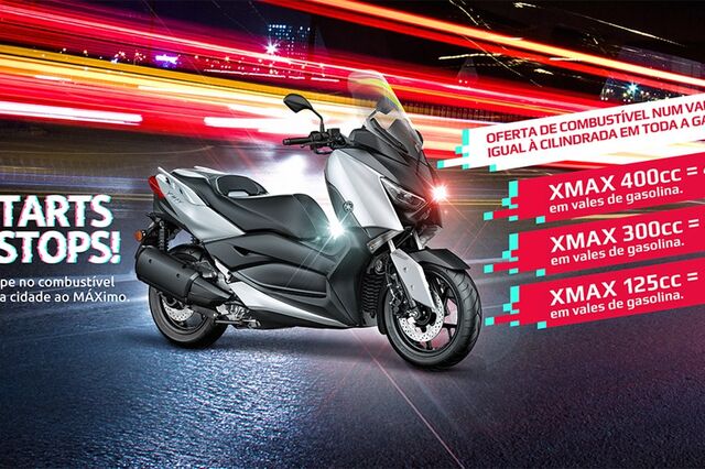 Oferta de valor igual á cilindrada em toda a gama XMAX