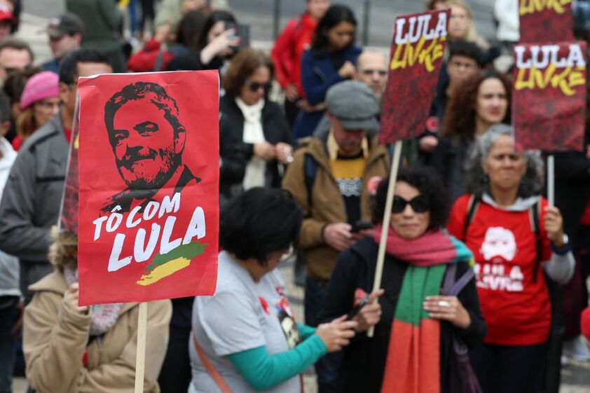 Manif apoio a lula 