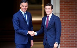 Casado desafia Sánchez a governar com o Cidadãos e não com independentistas