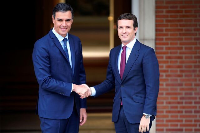 Casado desafia Sánchez a governar com o Cidadãos e não com independentistas