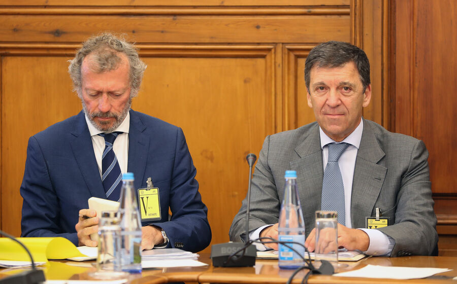 José Manuel Fino (à direita) foi acompanhado pelo seu advogado
