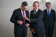 Mario Draghi Marcelo Rebelo de Sousa