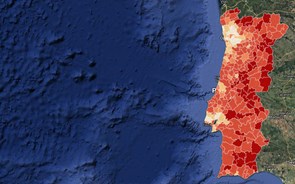 Taxa de mortalidade de 2018 em Portugal