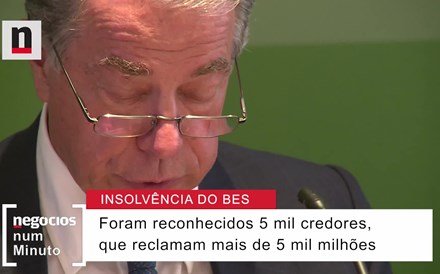 Negócios explica quanto reclamam os credores do BES