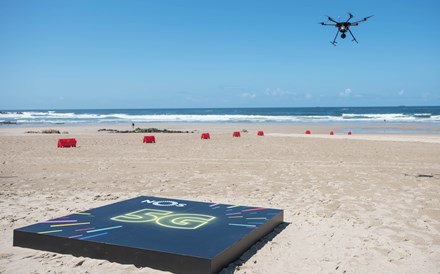 5G da Nos “salva” surfista em Matosinhos