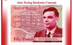 Nota de 50 libras terá a cara de Alan Turing, matemático britânico da Segunda Guerra