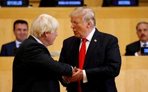 Trump coloca bolsas no vermelho e Boris Johnson atira libra para mínimos