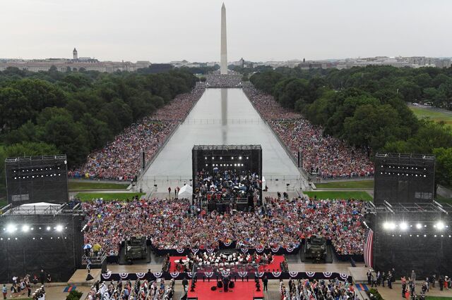 As imagens da celebração do Dia da Independência nos EUA