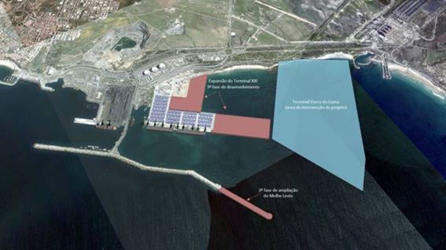 porto sines, contentores, exportações