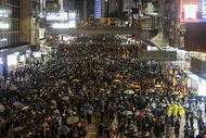 Manifestações Hong Kong