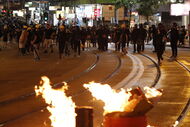 Manifestações Hong Kong
