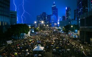 manifestações Hong Kong