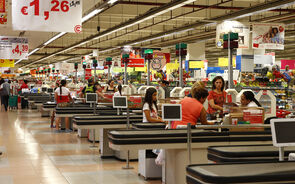 Emprego supermercados trabalho pessoas consumo