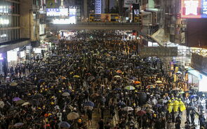 Manifestações Hong Kong