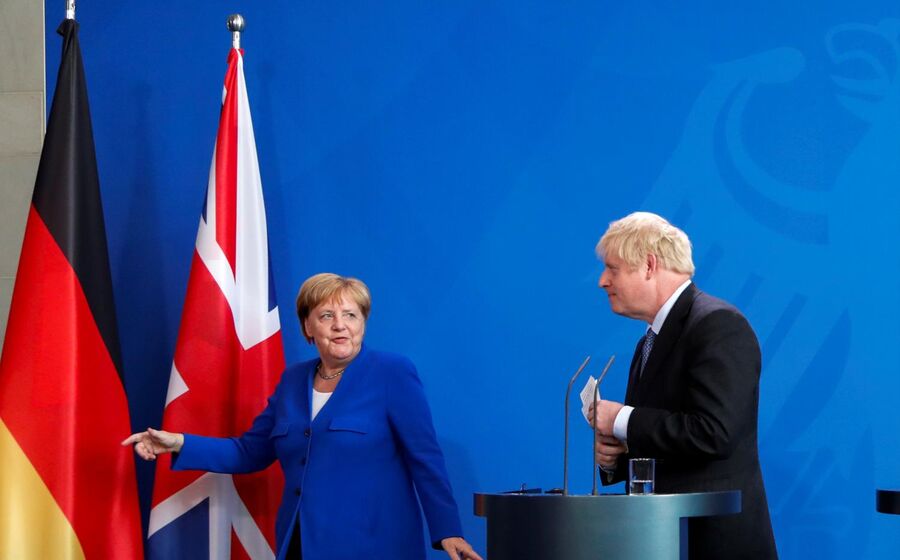 Angela Merkel Boris Johnson