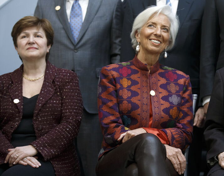 Kristalina Georgieva Christine Lagarde FMI