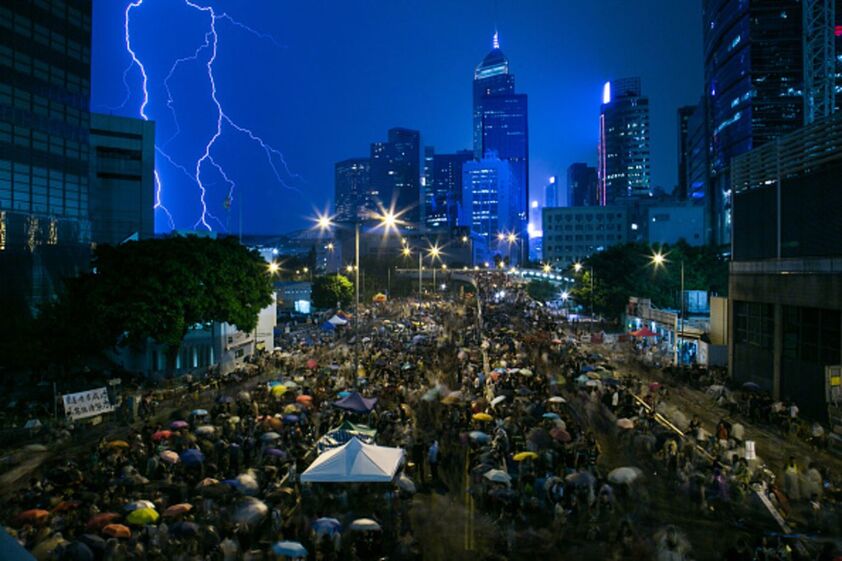 manifestações Hong Kong