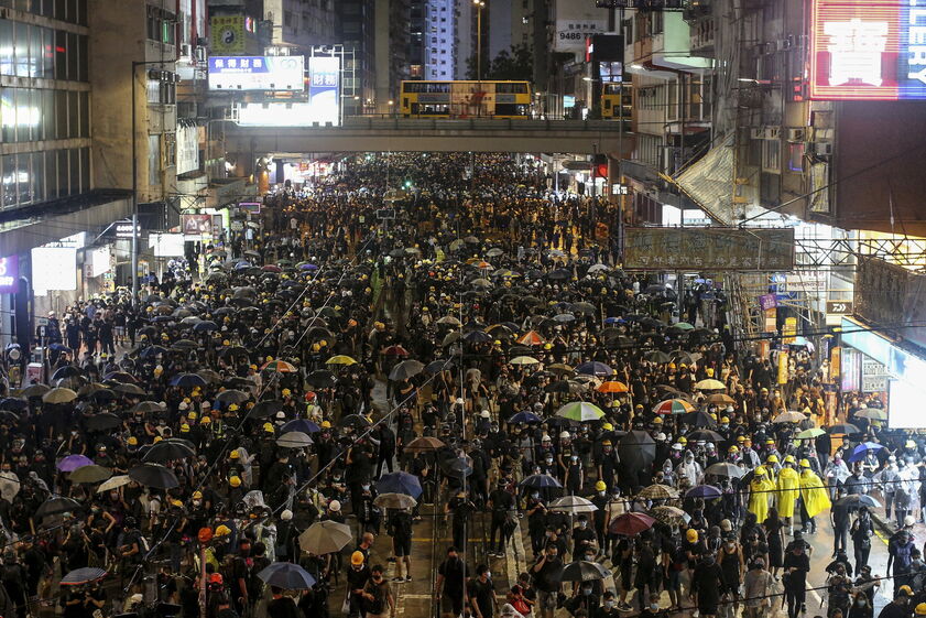 Manifestações Hong Kong
