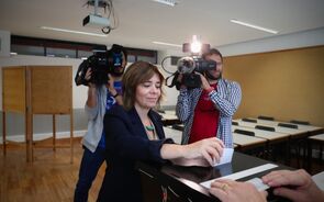 Catarina Martins já votou: 'Hoje é o dia em que todos nós temos o mesmo poder'