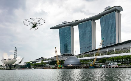 Volocopter promete táxis aéreos em '2 ou 3 anos'