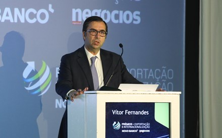 Vítor Fernandes, administrador do Novo Banco, fez uma apresentação sobre as exportações portuguesas.