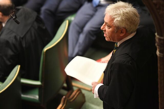 'Speaker' do parlamento britânico rejeita votação do acordo de saída 