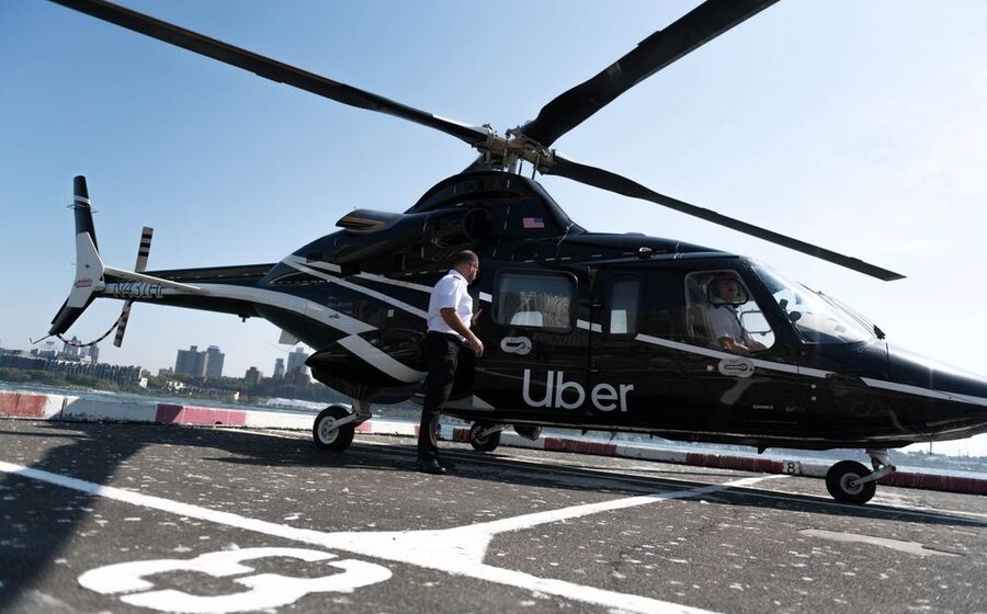 Ubercopter, Uber, helicóptero