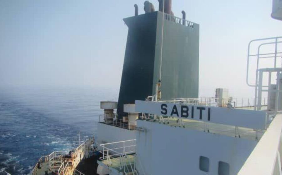 Sabiti, Irão, petroleiro