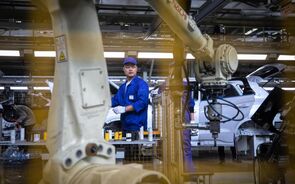 indústria, China, produção industrial, fábrica